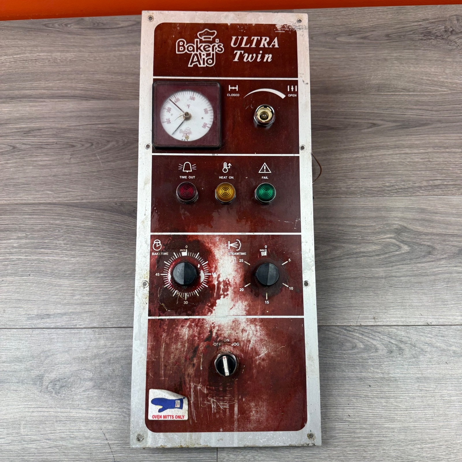 Bakers Aid Ultra Twin Control Panel – Switch | Thermometer