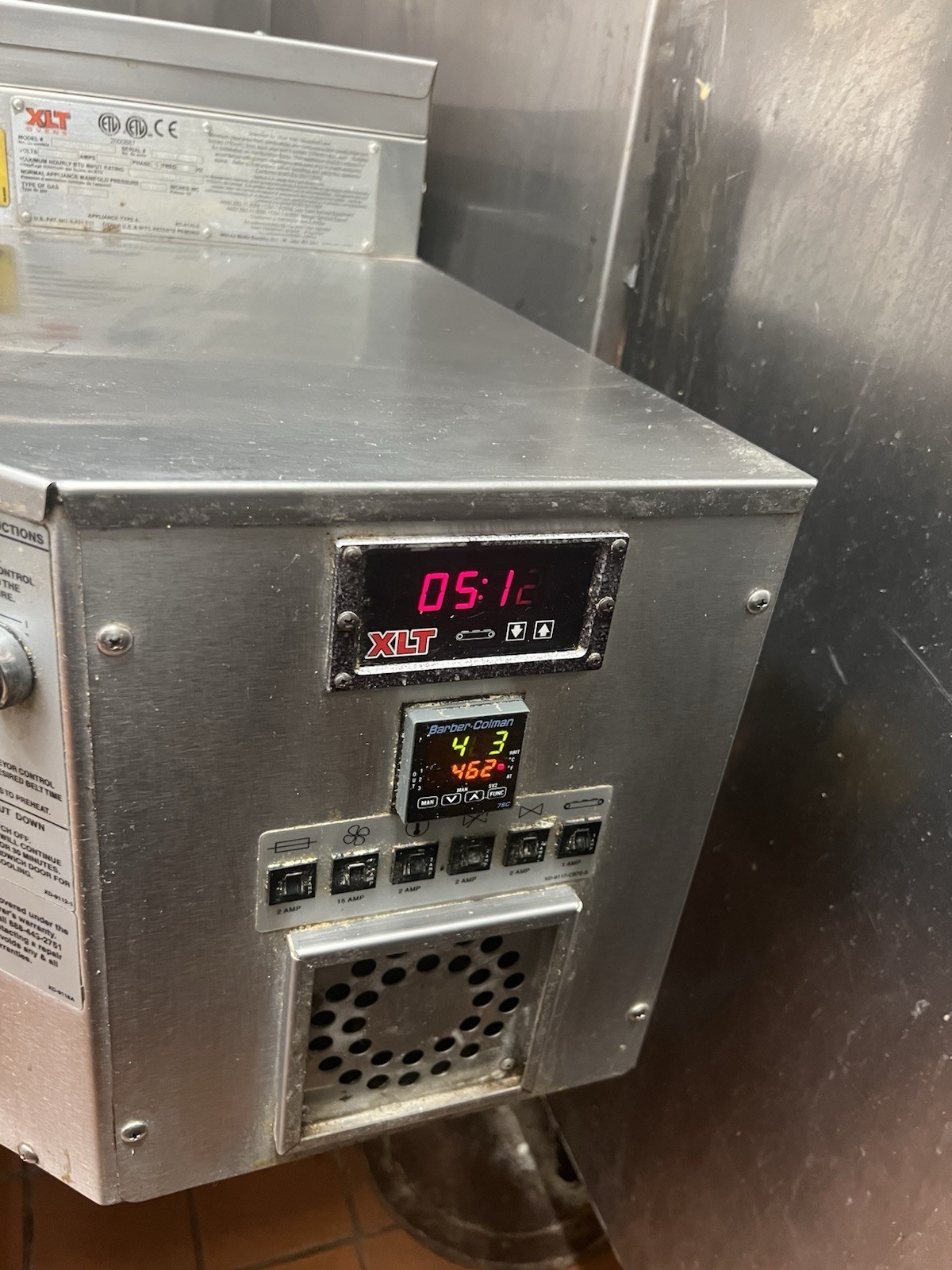 XLT 3255C S1308 Floor Model Conveyor Oven Natural Gas 1 Belt 1 Deck
