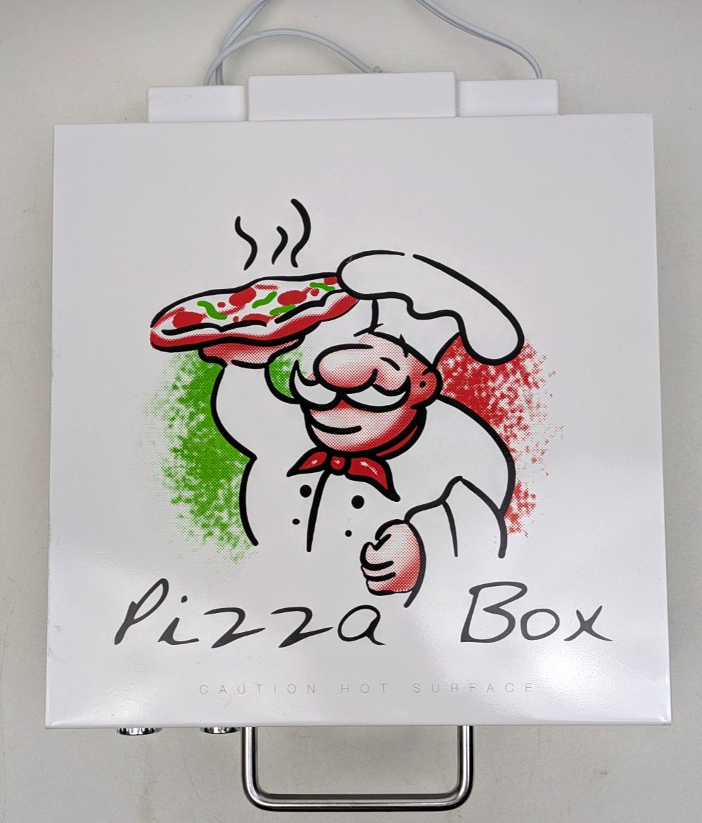 Cuizen Pizza Box Countertop Pizza Oven w/ 12″ Rotating Pan PIZ-4012 – TESTED