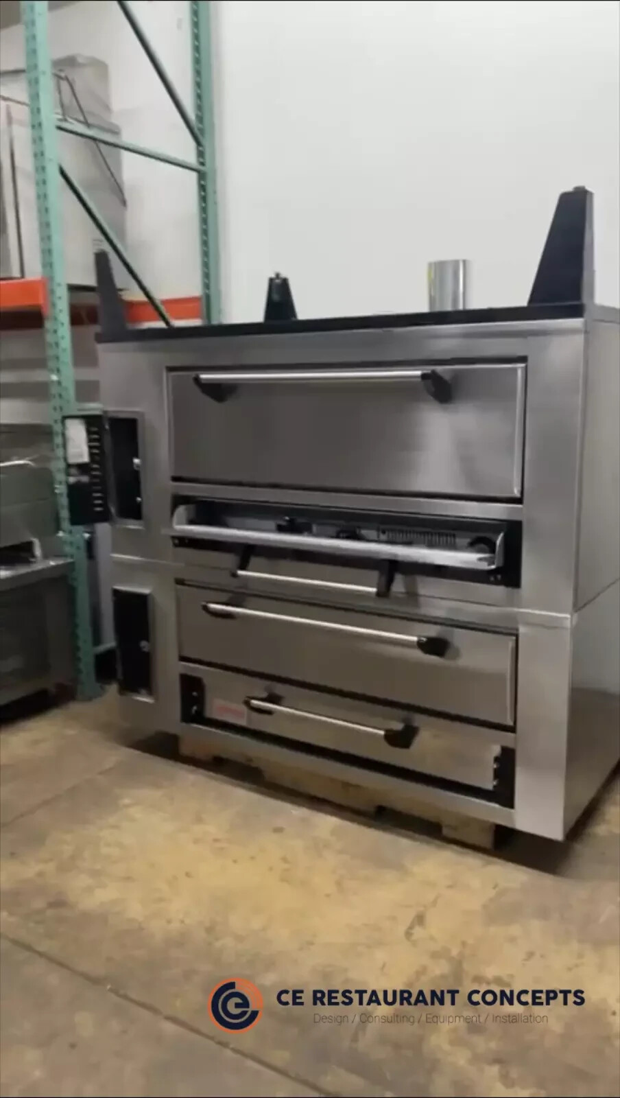 Marsal SD1048 Heavy Duty Double Deck Pizza – Gas/Propane –Refurbished