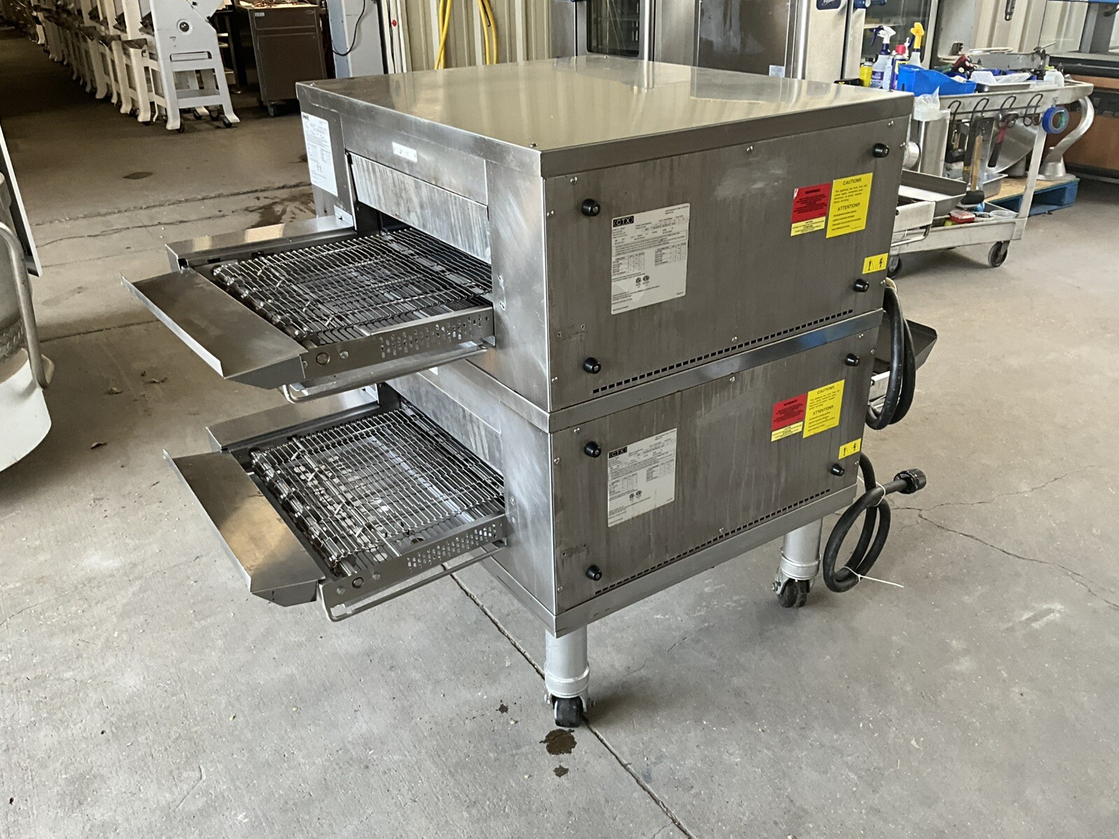 2023 CTX Middleby Marshall DZ33T Infrared Radiant conveyor pizza double oven B