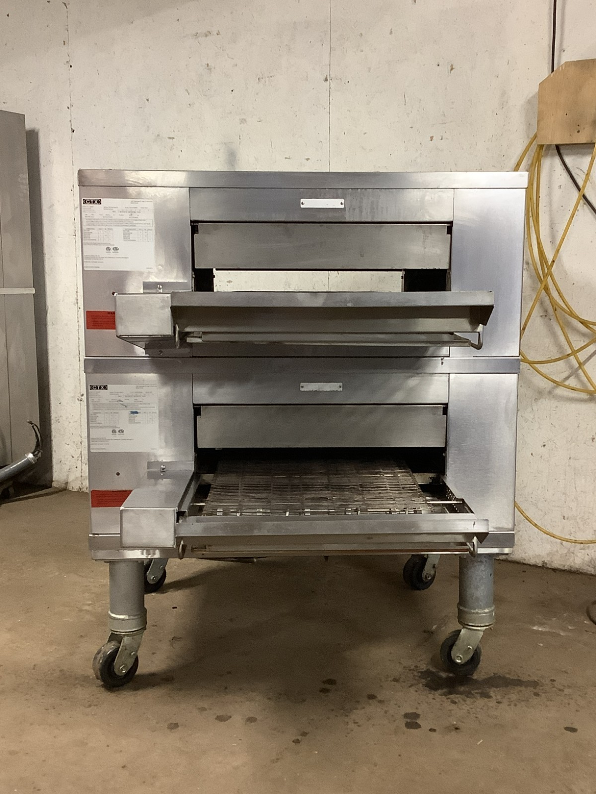 Pizza Oven Conveyor 2023 Middleby Marshall DZ33T Double Stack 208V 3PH TESTED