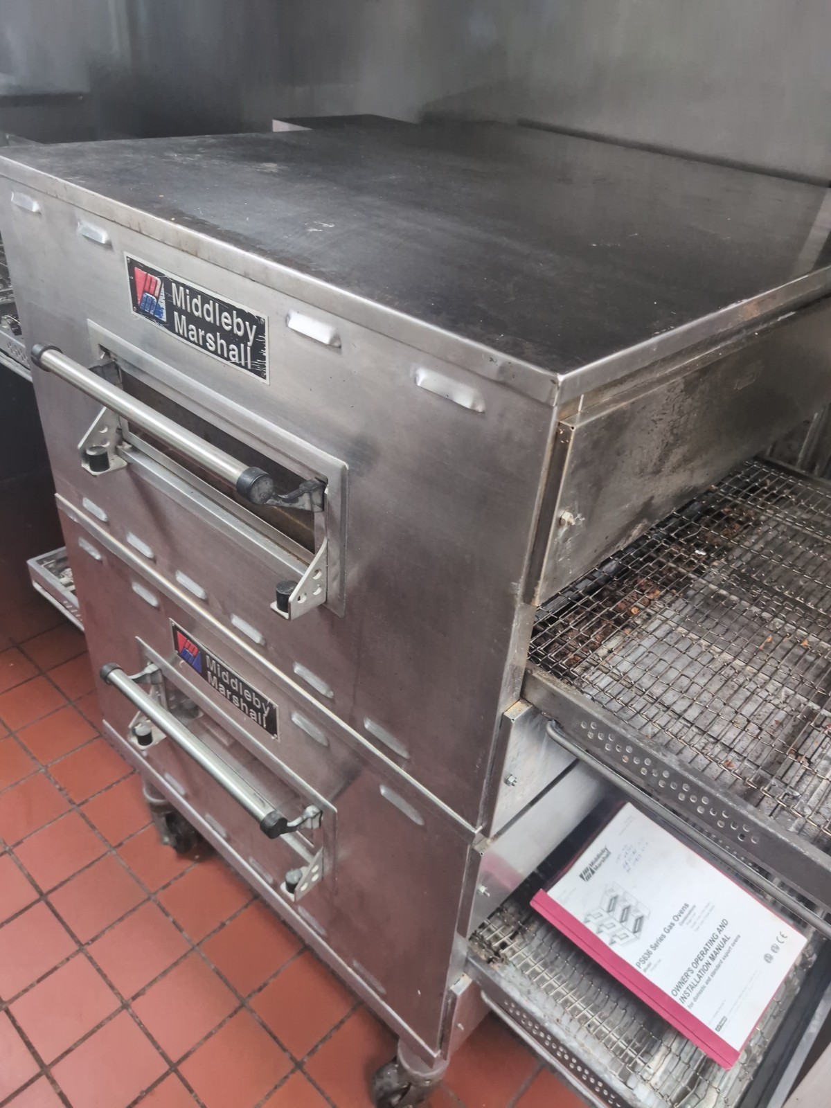 Middleby Marshall PS360g Wow 2! Conveyor Pizza Ovens Double Stack