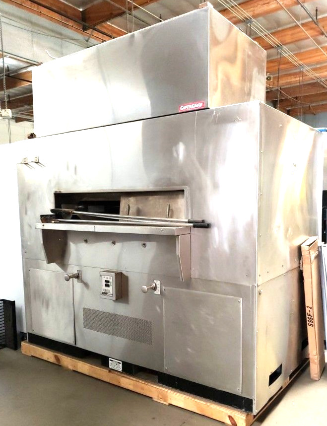 USED WOOD STONE #WS-FD-9660-RFG-LR-IR-DF-NG – Deck 96″ Stone Hearth Oven, Nat G.