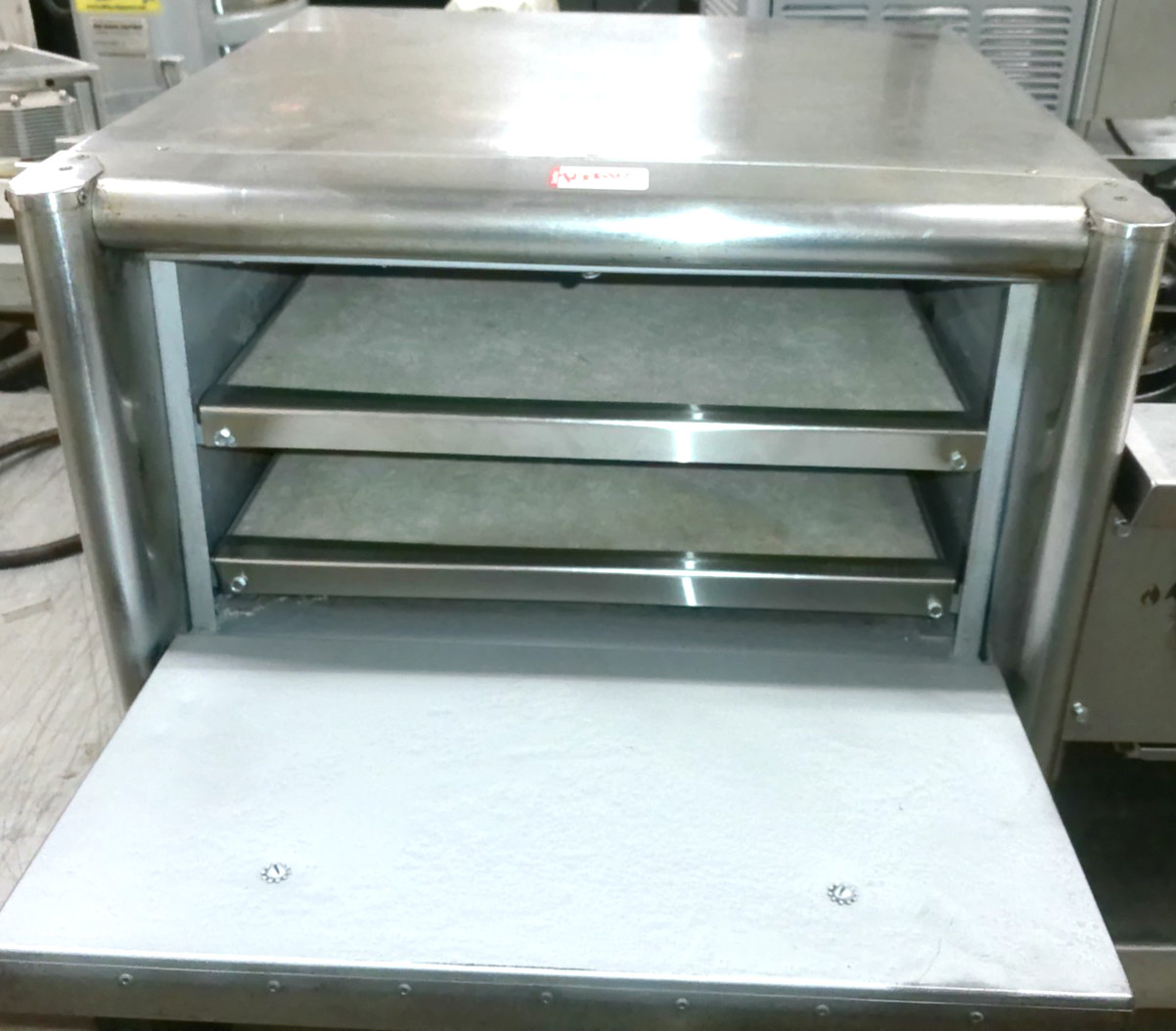 USED BAKERS PRIDE MODEL: MOS2E – ELECTRIC COUNTERTOP PIZZA OVEN, 120 V 1800 WATT