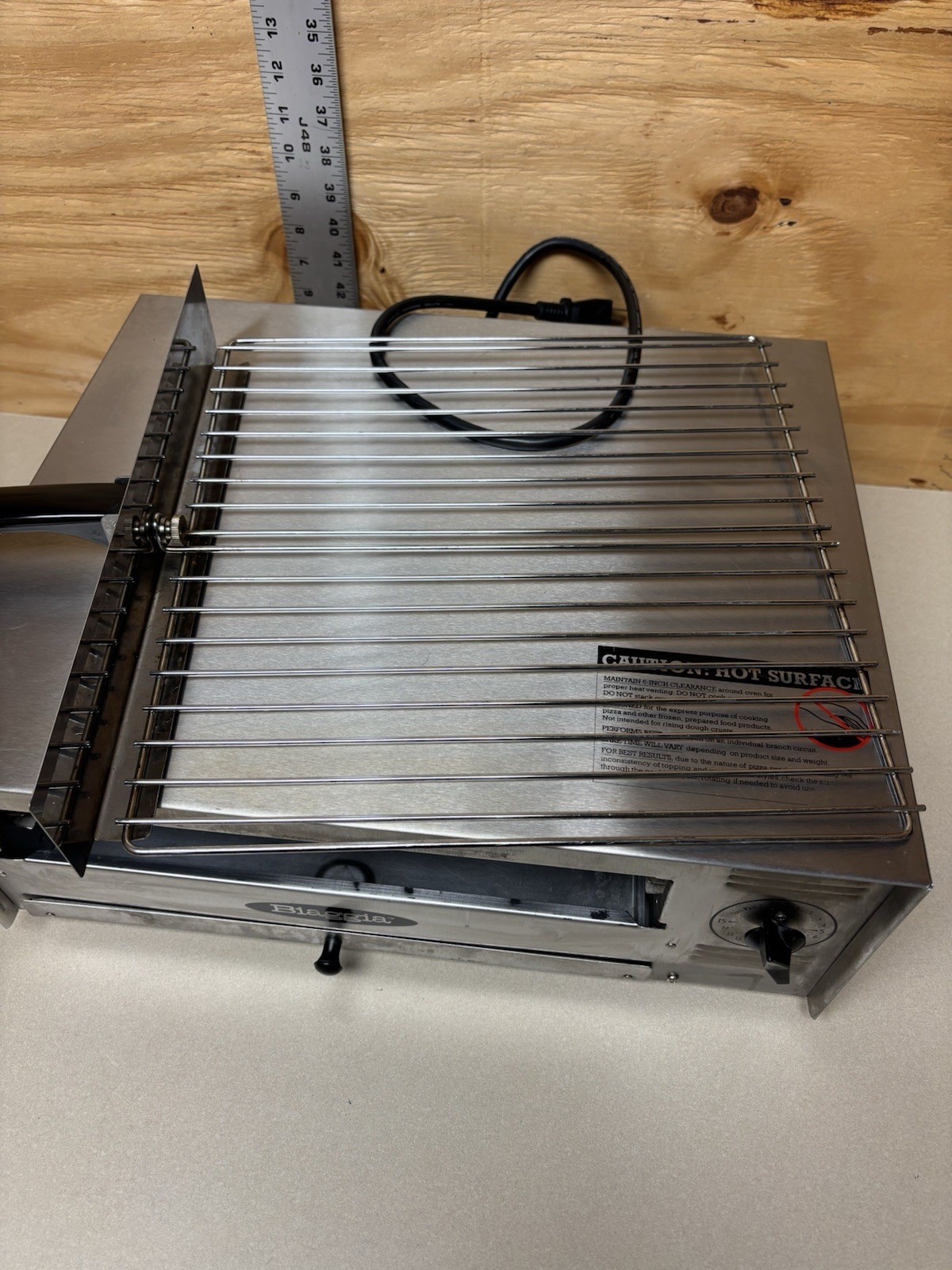 BIAGGIA Model 507 Countertop Pizza Oven 120 Volts 1450 Watts ~ TESTED & GREAT