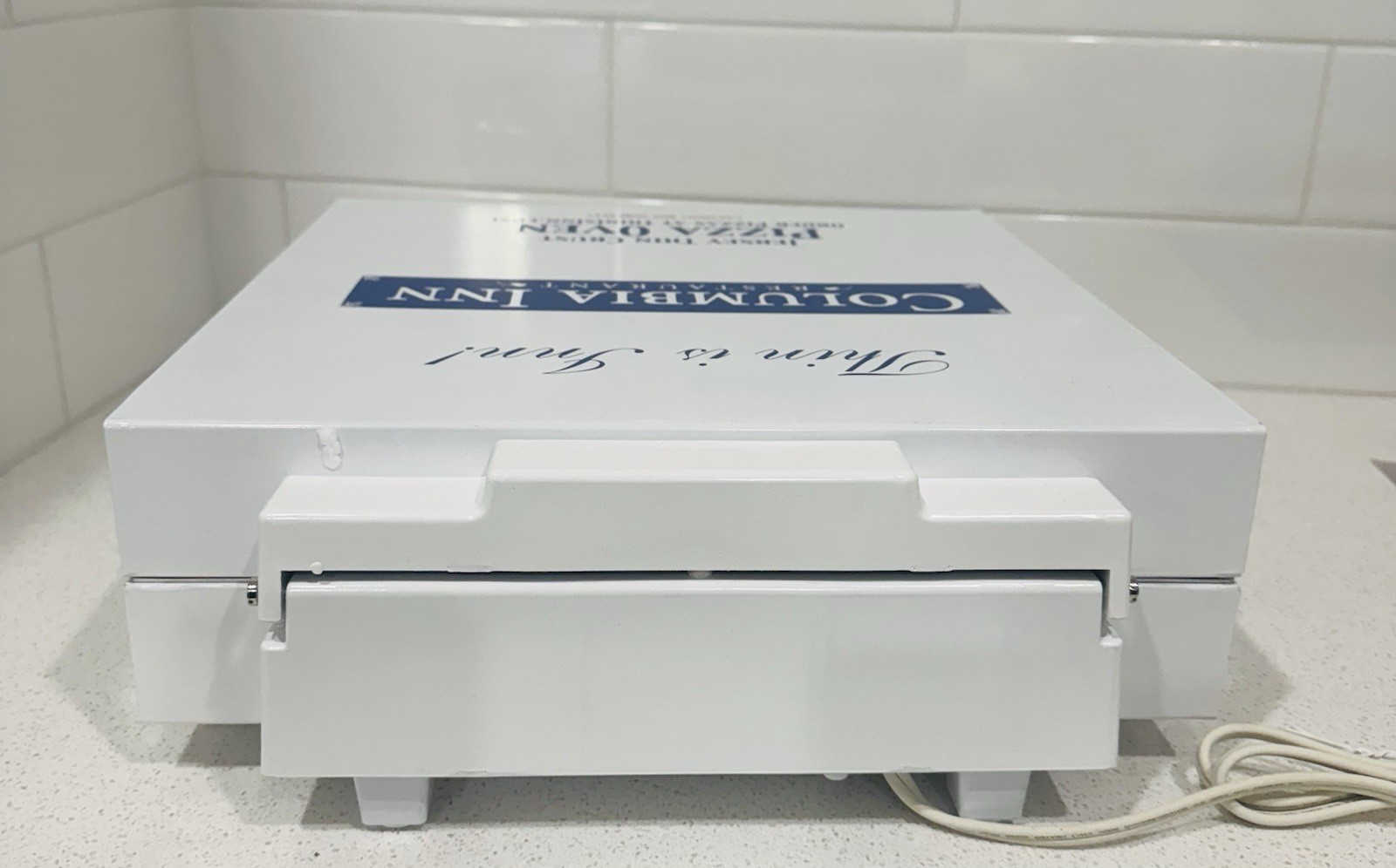 Colombia Inn Pizza Box Countertop Pizza Oven with 12″ Rotating Pan