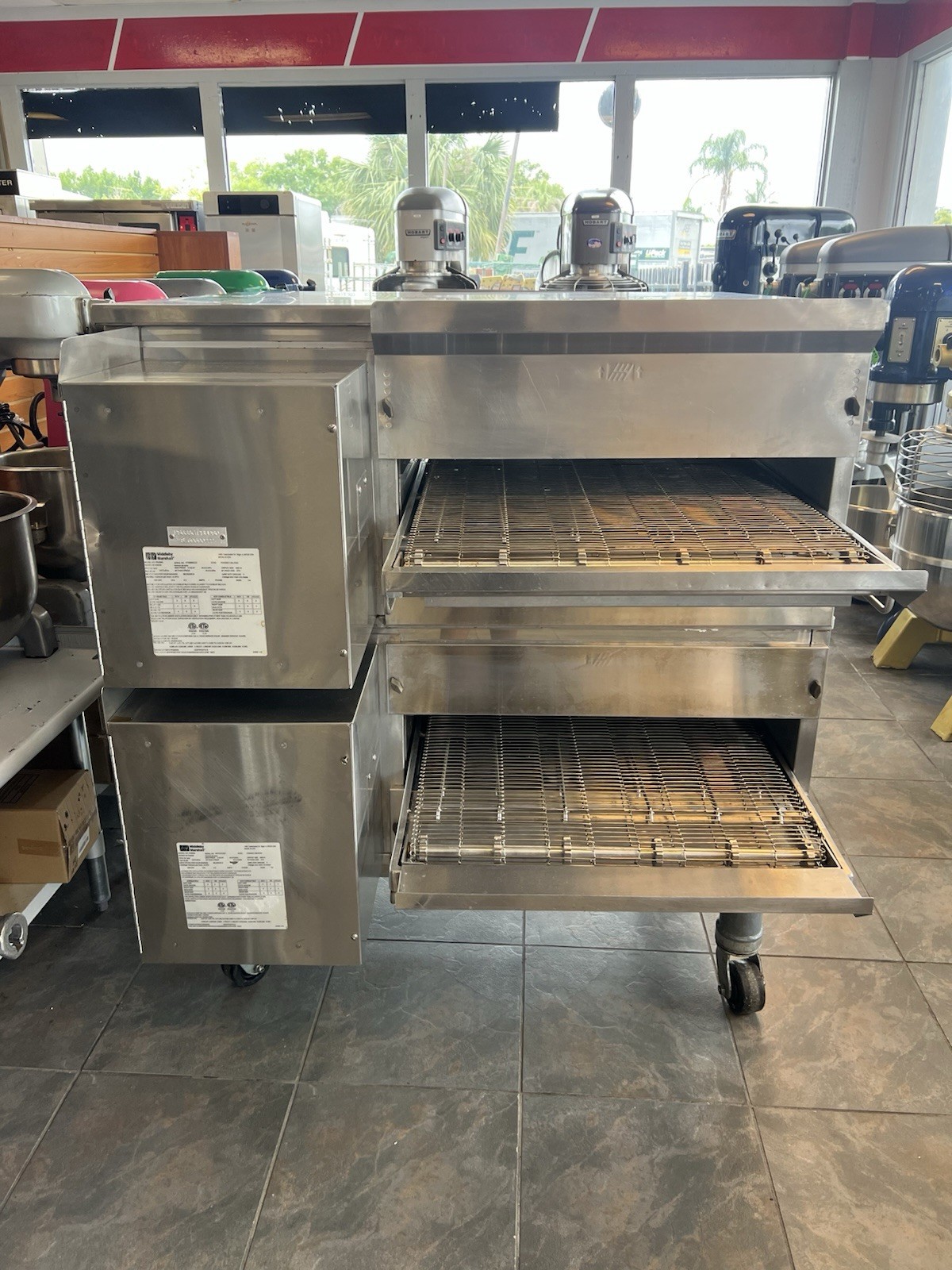 Middleby Marshall PS638G-2 65″ Gas Double Impingement Conveyor Oven ( NAT Gas)