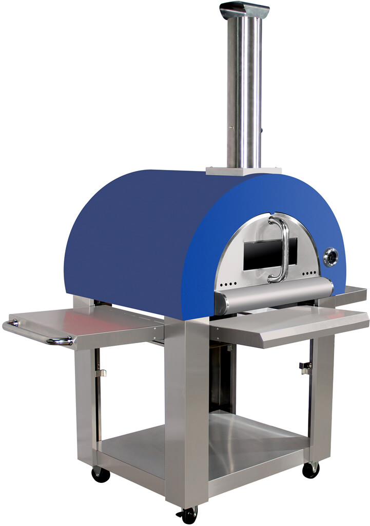 Outdoor Stainless Steel Artisan Wood-Fired Charcoal Pizza Bread Oven BBQ Grill