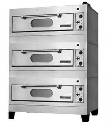 Garland E2555 55″ Stainless Steel Electric Triple-Deck Roast Oven-208/240v