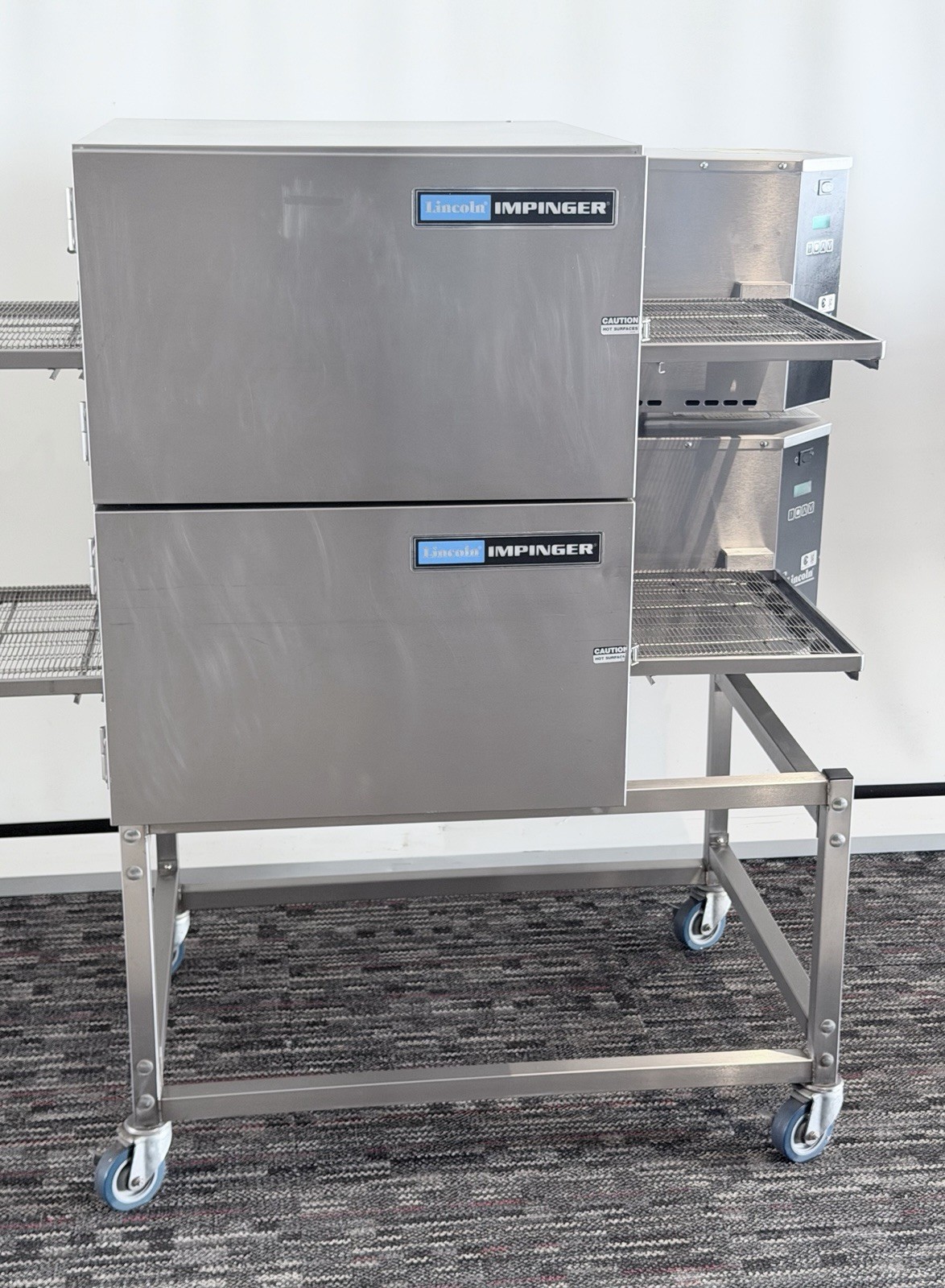 Lincoln Impinger 1116 Gas Double Stack Conveyor Ovens – Natural Gas Pizza Ovens