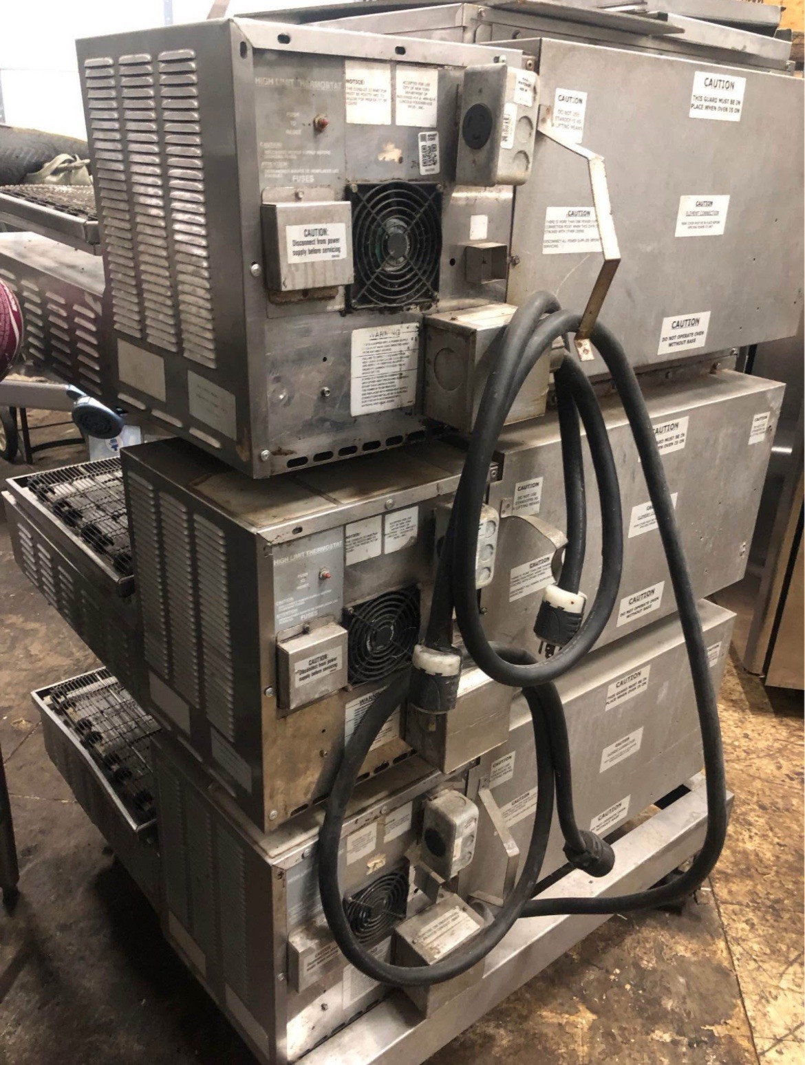 Lincoln Impinger Triple Stack Conveyor Pizza Oven Electric Restaurant Equipment