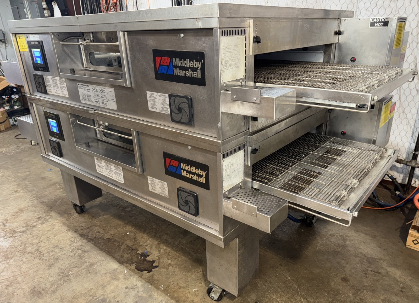 Middleby Marshall PS770g WOW! Gas Double Stack Pizza Conveyor Ovens…Video Demo