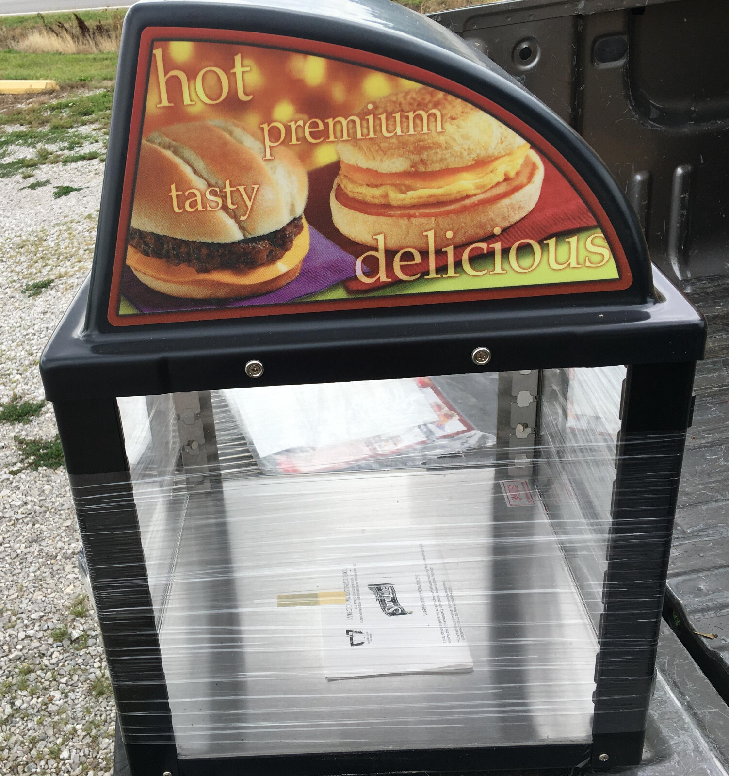 WISCO 690-16 Food Warmer Cabinet case food oven display sandwich 2 door 690-16-2