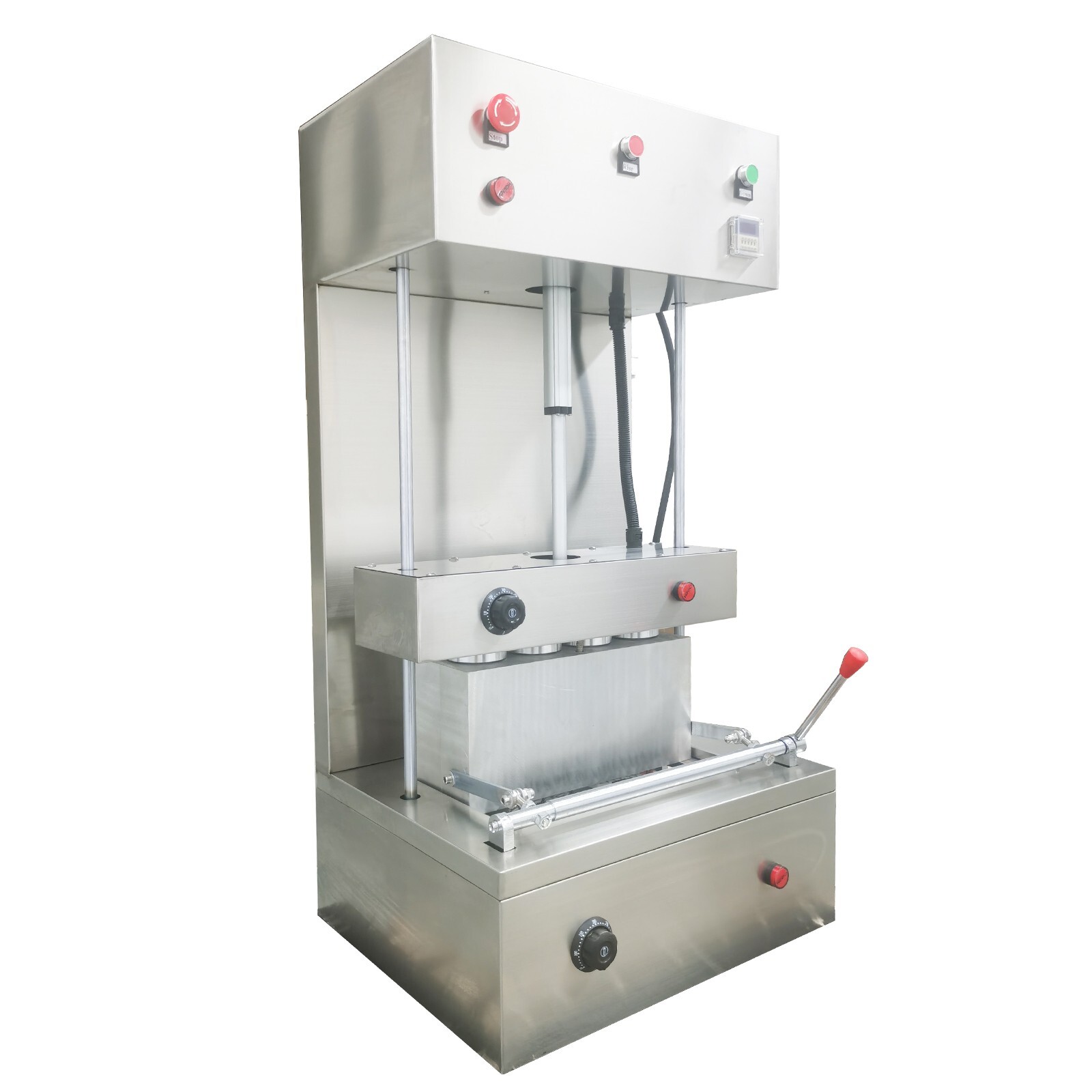Electric Pizza Cone Forming Making Maker Machine Ice Cream Cone Machine 4 Heads