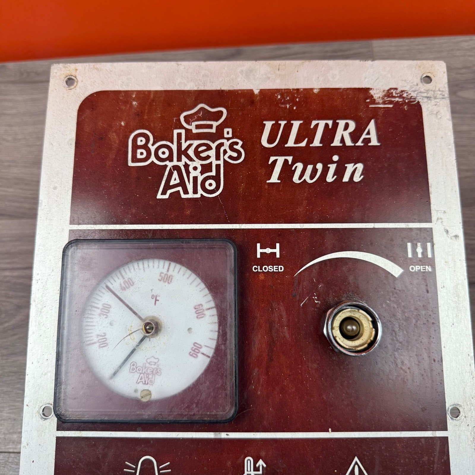 Bakers Aid Ultra Twin Control Panel – Switch | Thermometer