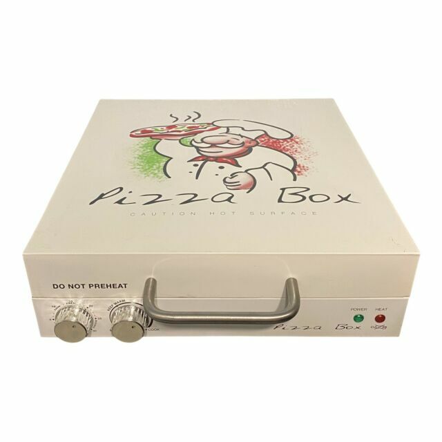 New/Open Box CuiZen Pizza Box Oven Medium White COOKING 12″ ROTATING PAN