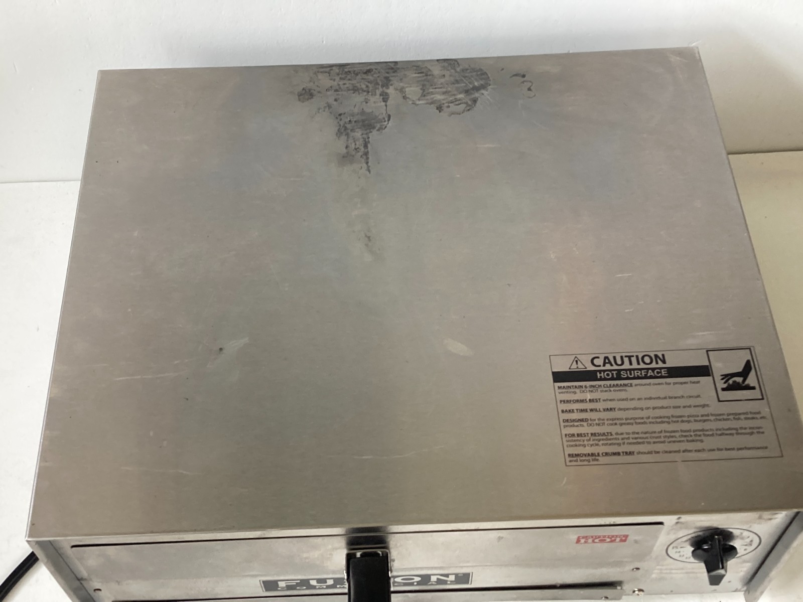 Fusion Commercial Electric Countertop 16“ Pizza Oven Cooking Appliance Model 507