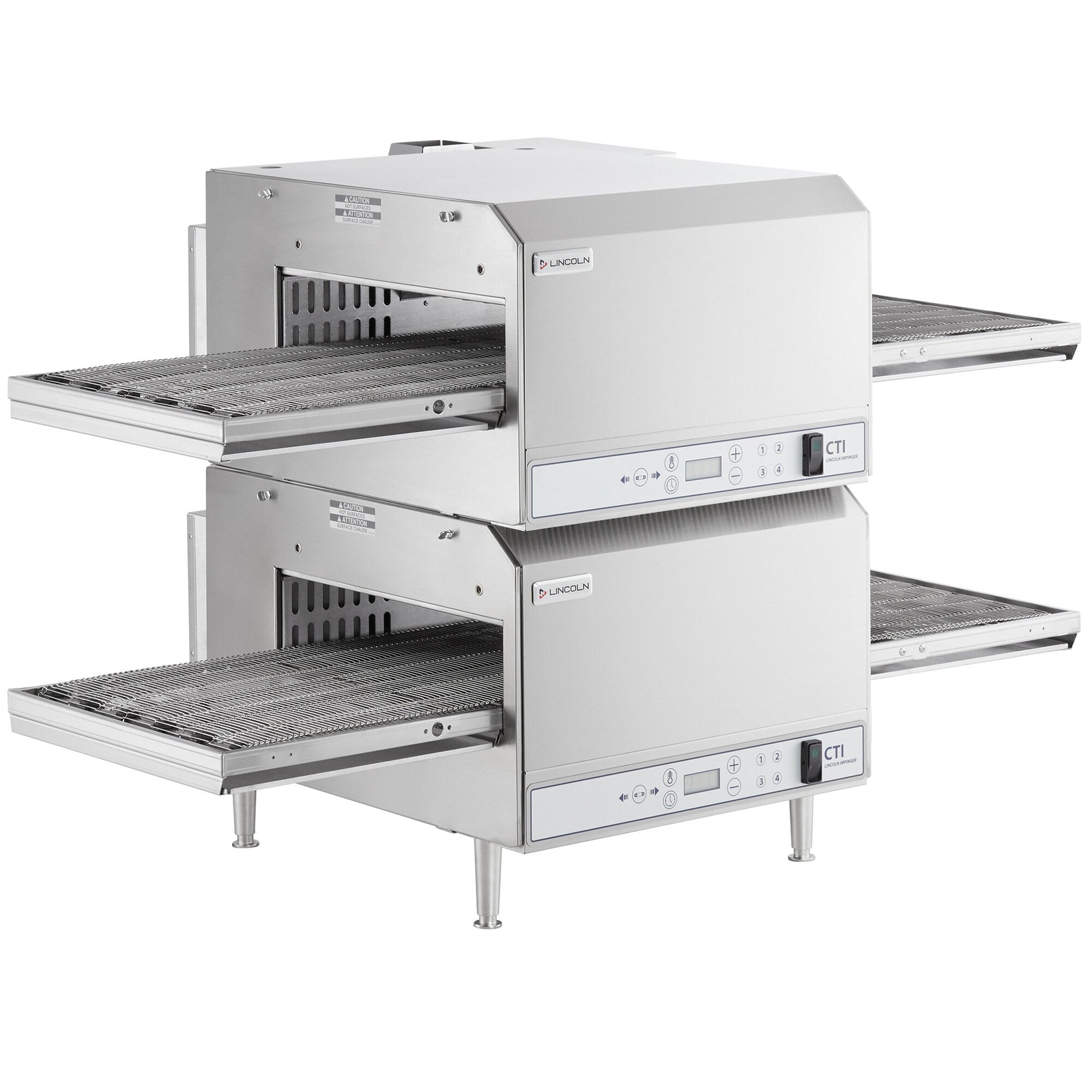 Lincoln DCTI Double Stacked Countertop Impinger Ventless Electric Oven, 50″ Belt