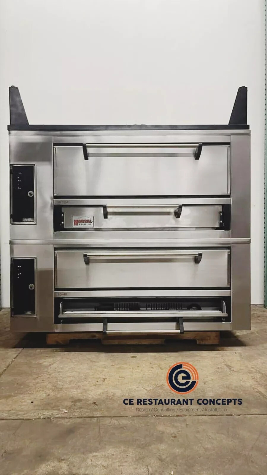 Marsal SD1048 Heavy Duty Double Deck Pizza – Gas/Propane –Refurbished
