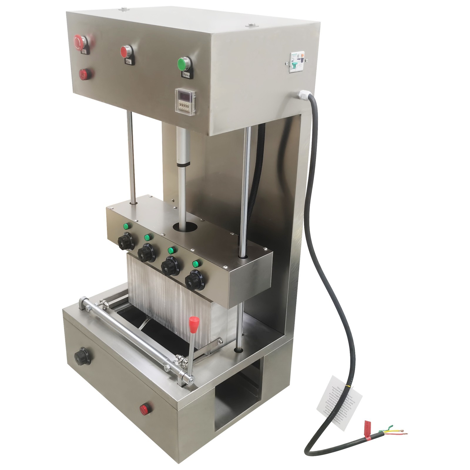 Screw Shape Ice Cream Cone Forming Maker 110V Stainless Steel Pizza Cone Machine