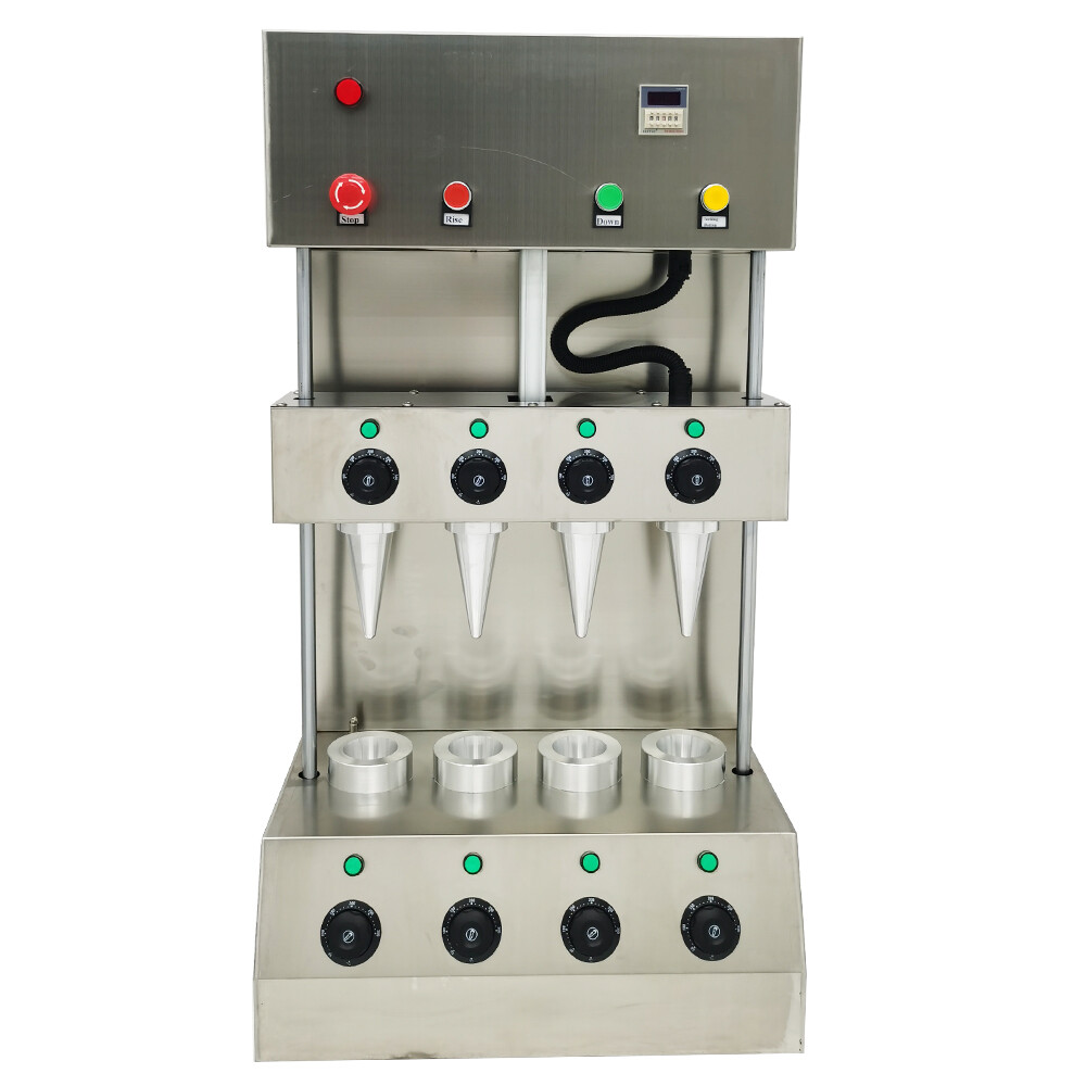 Conical Pizza Forming Machine Rotational Pizza/Ice Cream Cone Moulding Machine