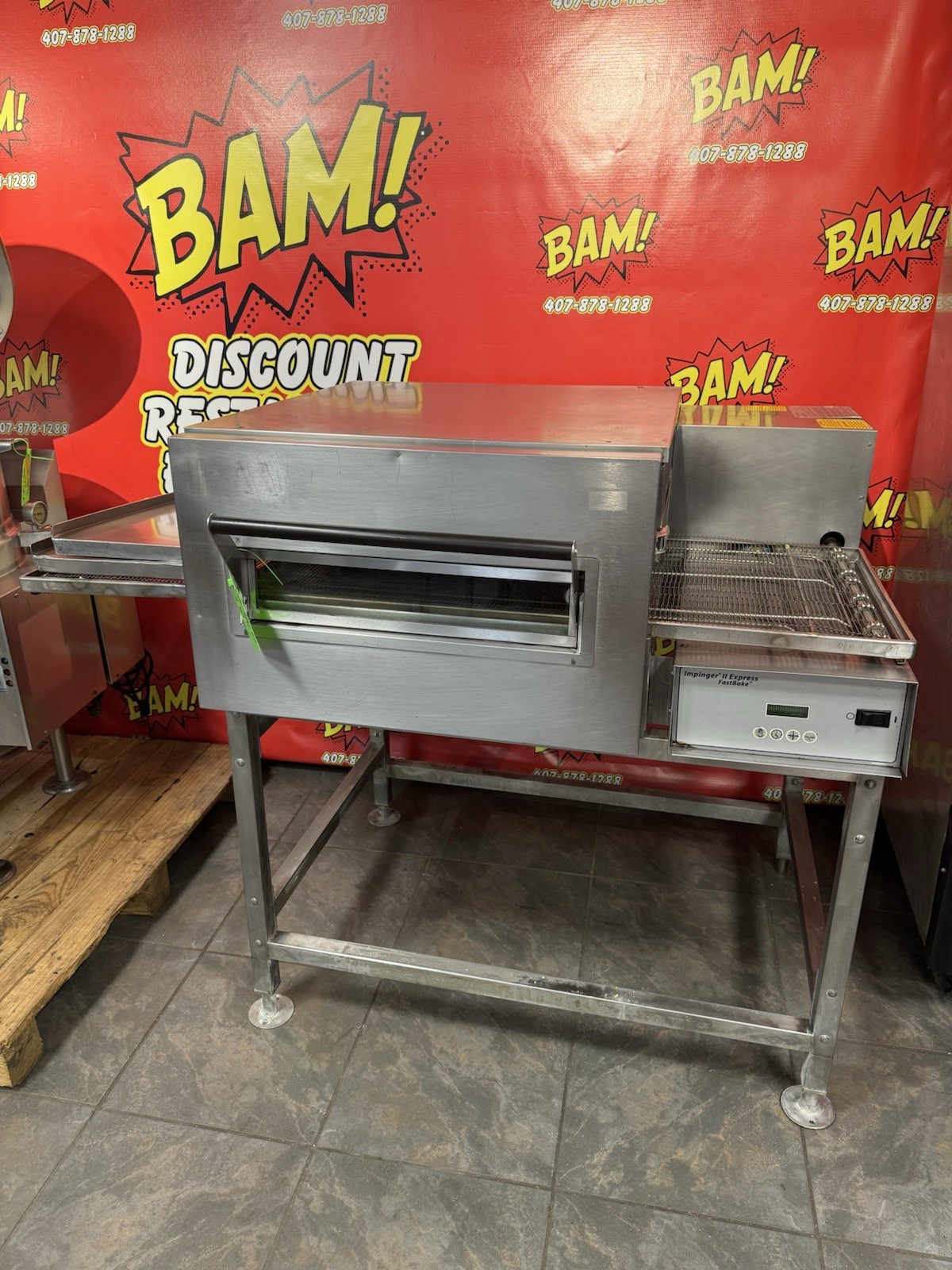 Lincoln Impinger 1116 Pizza Oven Single Deck 18”x 56” Conveyor -Natural Gas