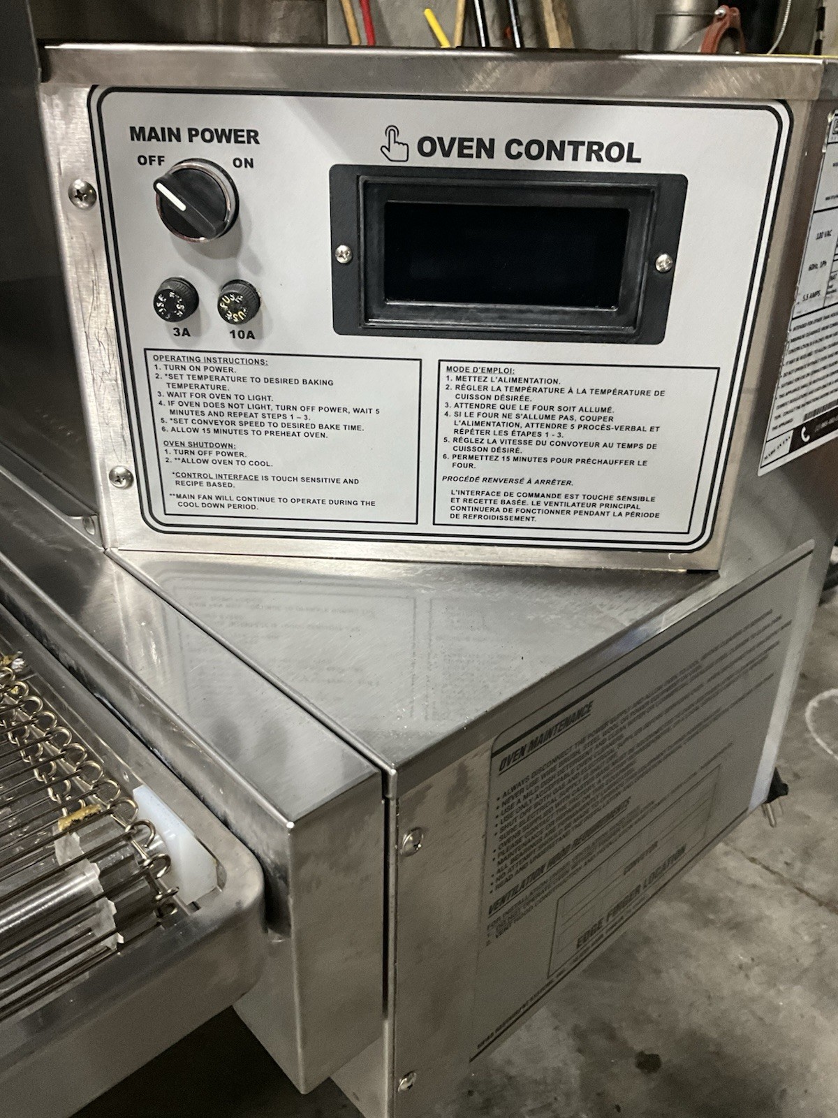 2019 EDGE 3240 Double Deck Conveyor Pizza Oven