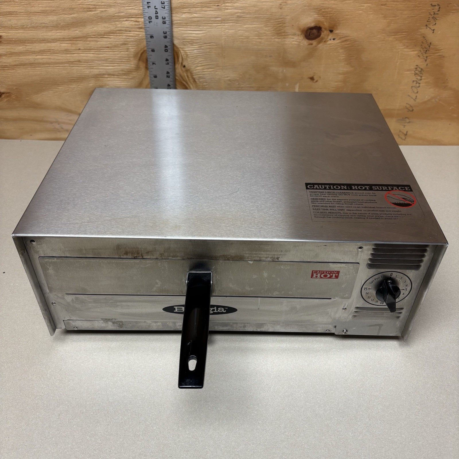 BIAGGIA Model 507 Countertop Pizza Oven 120 Volts 1450 Watts ~ TESTED & GREAT