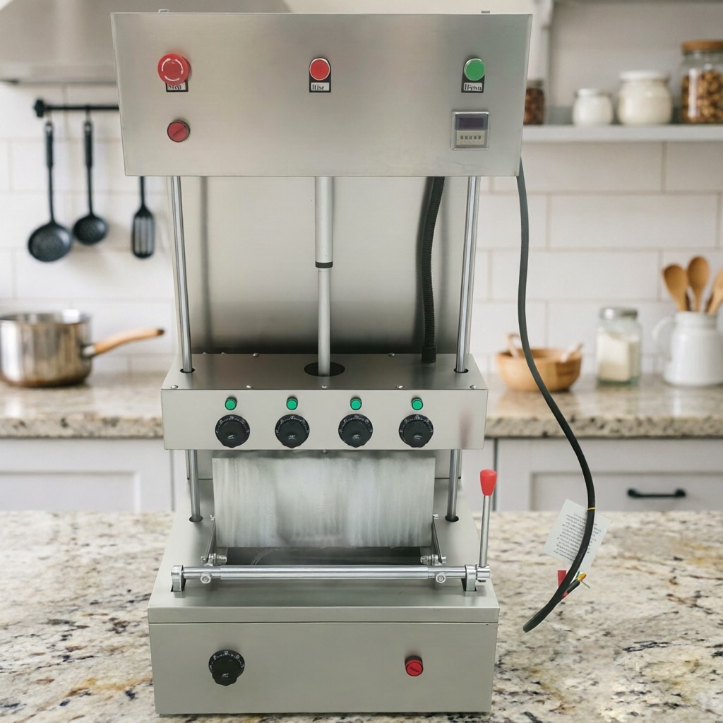 Pizza Cone Forming Machine 4 Head with Pizza Oven Cone Maker Comb 110V