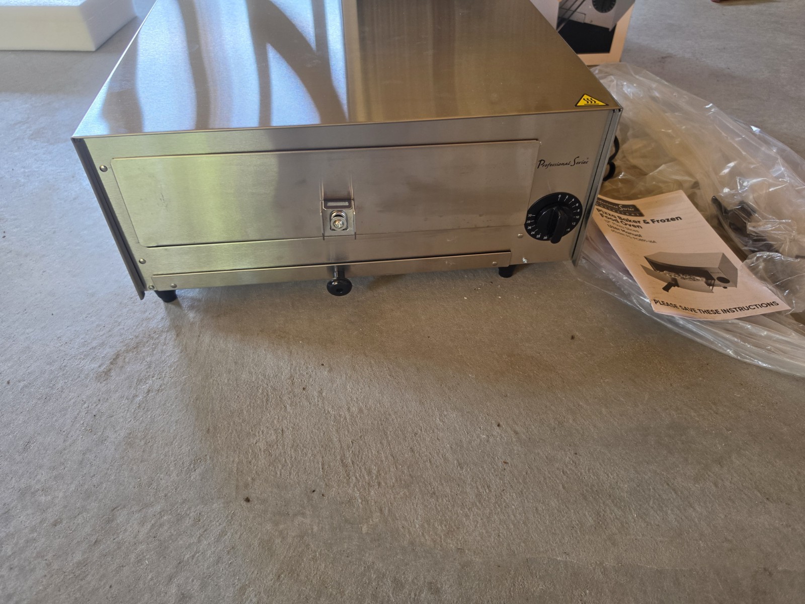 Professional Electric Pizza Oven for Home & Commercial Use – 12-Inch Capacity