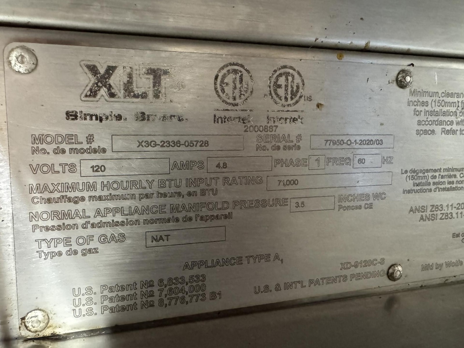 XLT Double Pizza Oven R3A-2336-01067