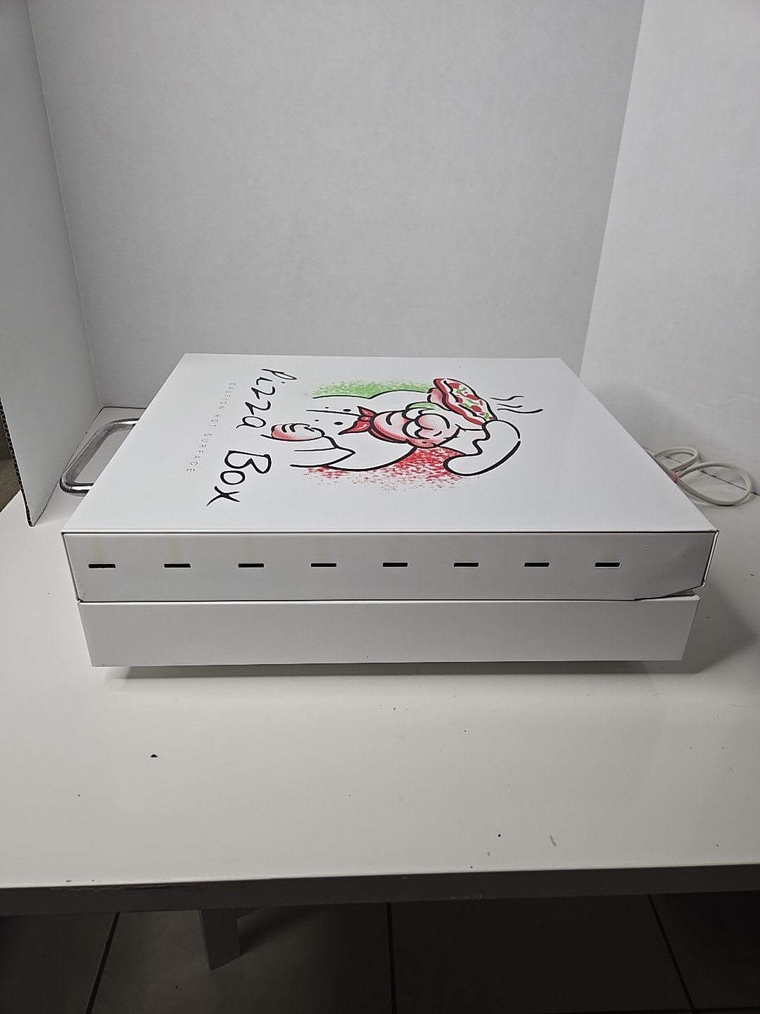 Cuizen Pizza Box Countertop Pizza Oven w 12″ Rotating Pan PIZ-4012 Tested Works