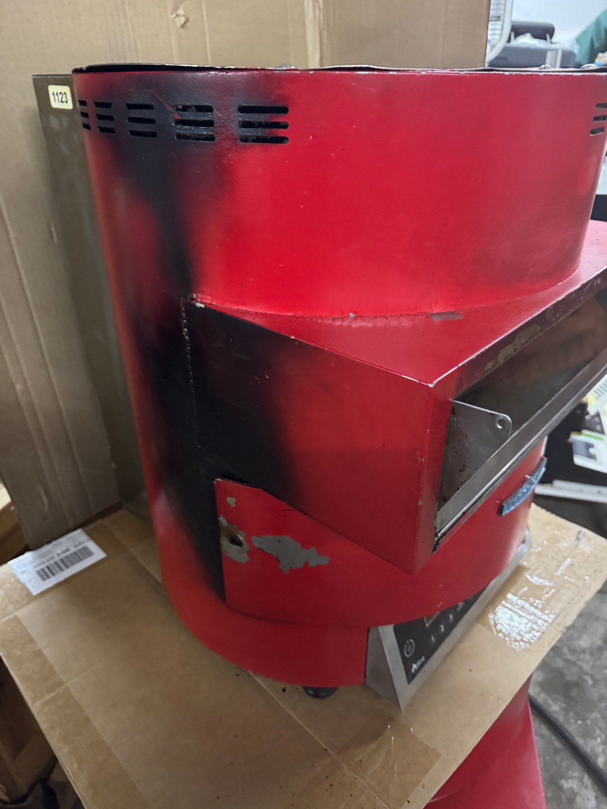 TurboChef Fire Red Electric Single Ventless Countertop Pizza Oven 208/240V, 1 Ph