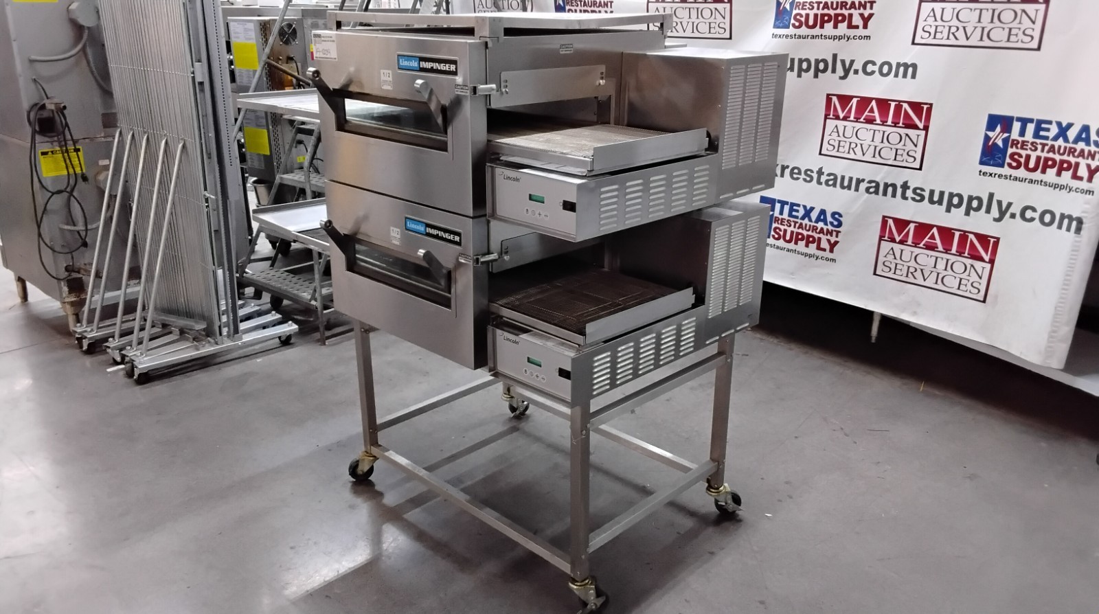Lincoln Impinger 1116 Gas Double Deck Conveyor Oven