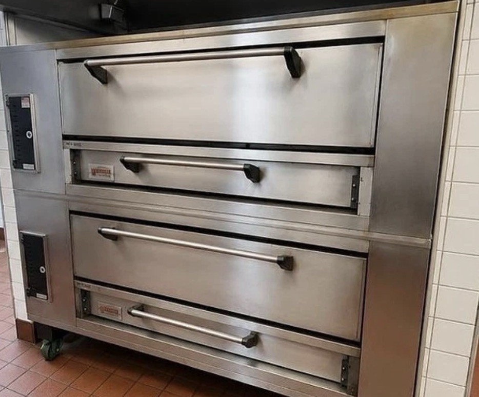 MARSAL & SONS Model SD1060 Double Deck LP Gas Pizza Oven Nice Bricks WORKING!