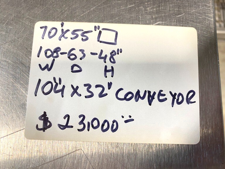 Oven/ Pizza Middleby Marshall PS570G-M Conveyor Oven/ Gas BTU-170,000/H