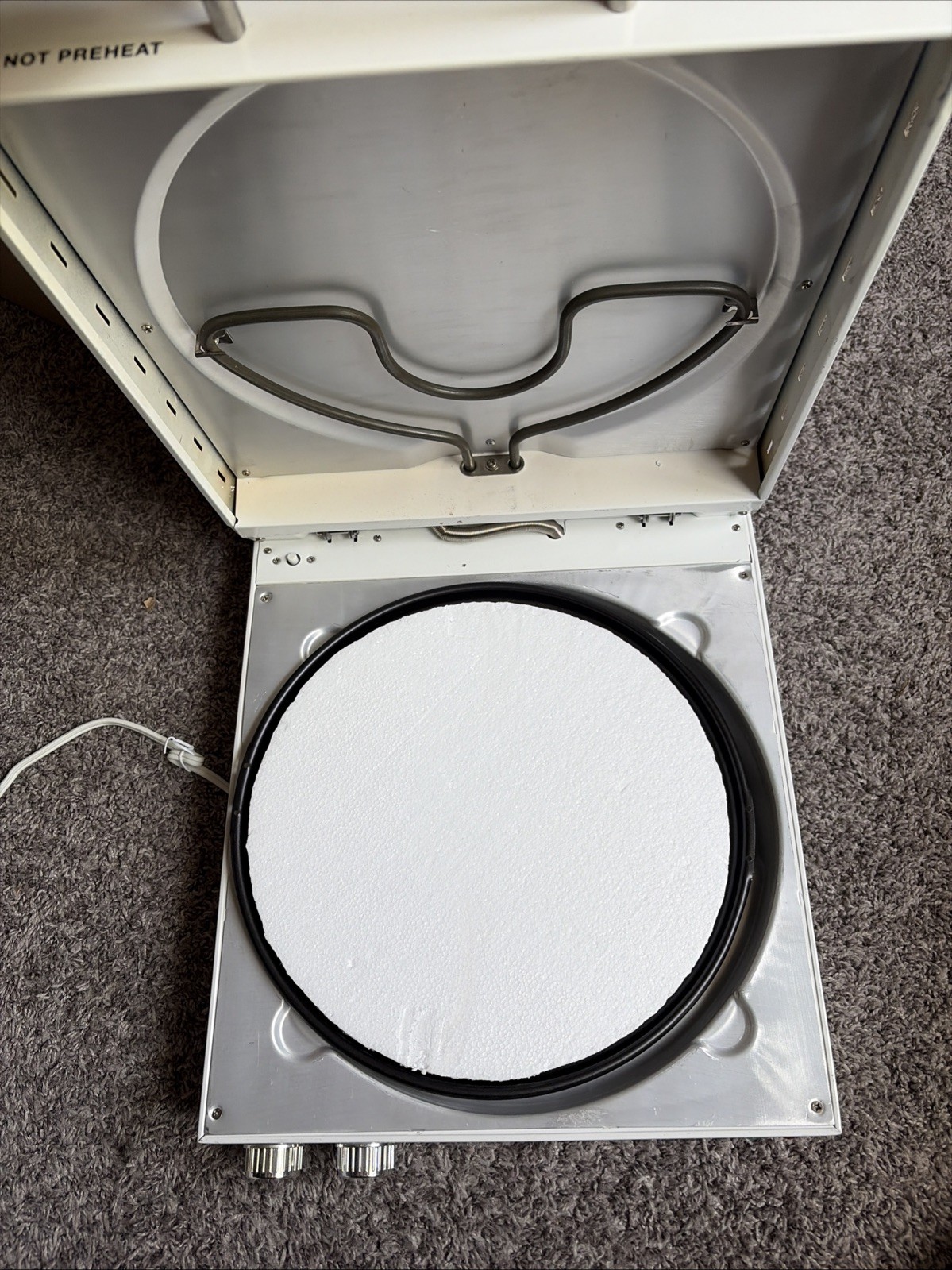 Cuizen Pizza Box Countertop Pizza Oven w/ 12″ Rotating Pan PIZ-4012 – Tested