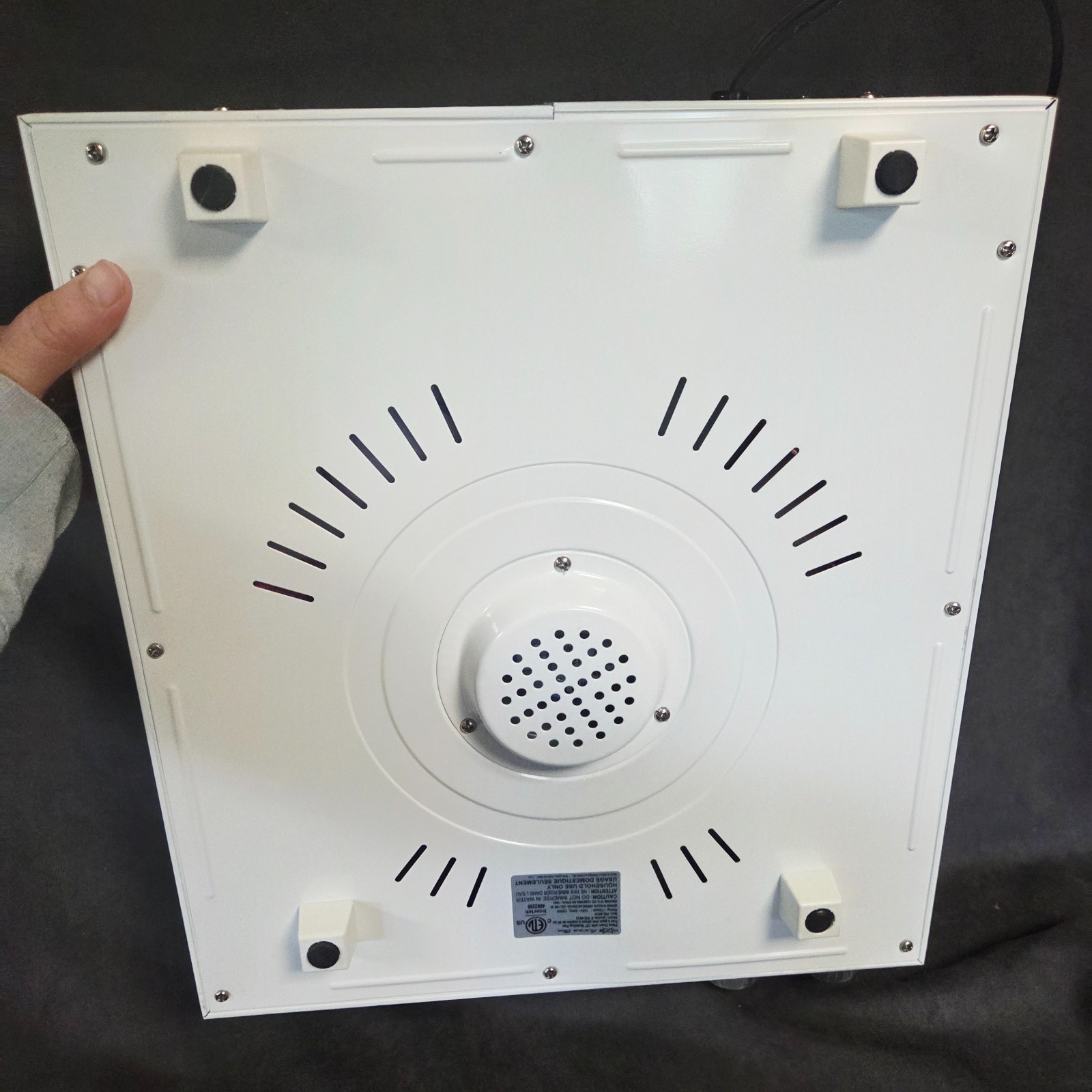 Cuizen Pizza Box Countertop Pizza Oven w 12″ Rotating Pan PIZ-4012 Tested Works