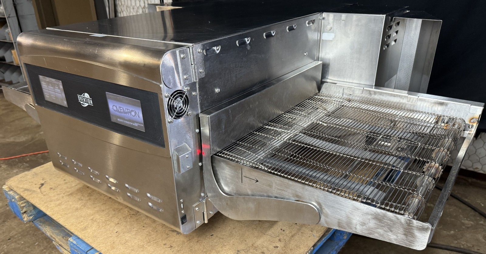 Ovention S2000 Single Stack Shuttle Pizza Conveyor Oven** Video Demo**
