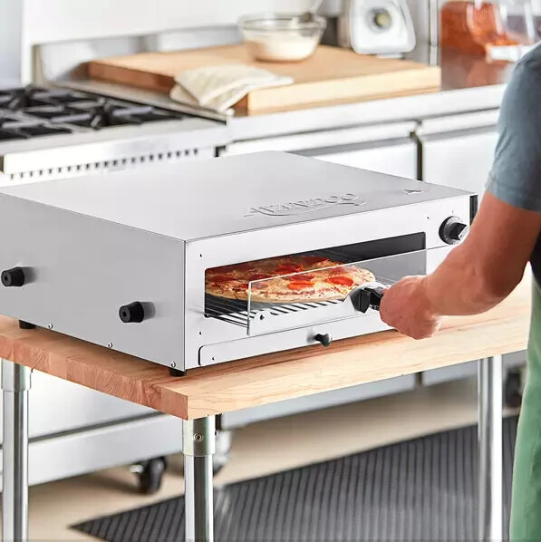 Commercial Stainless Steel Countertop Pizza Oven Toaster for 16″ Diameter Pizzas