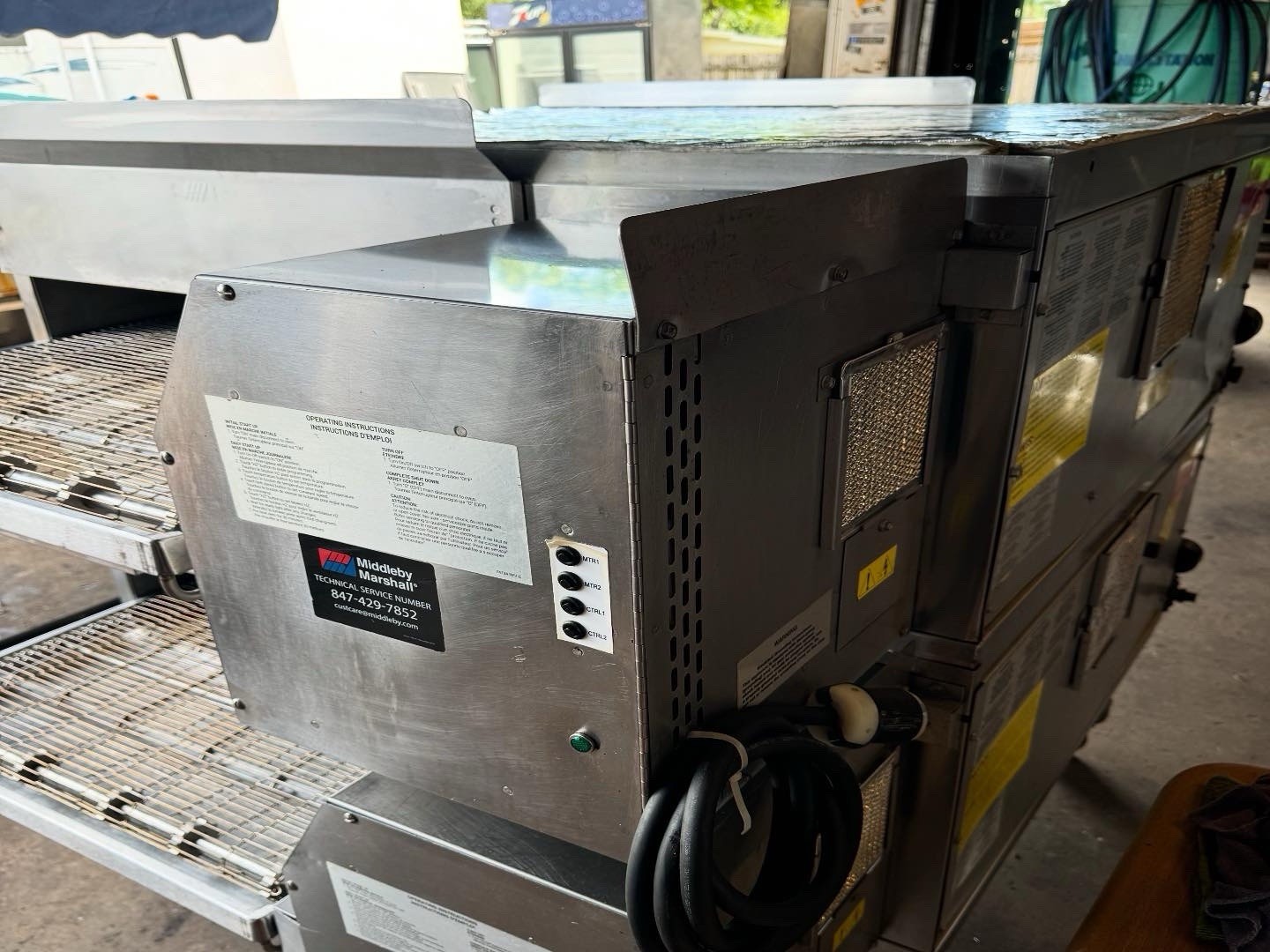 Middleby Marshall PS638G-2 65″ Gas Double Impingement Conveyor Oven (NAT GAS)