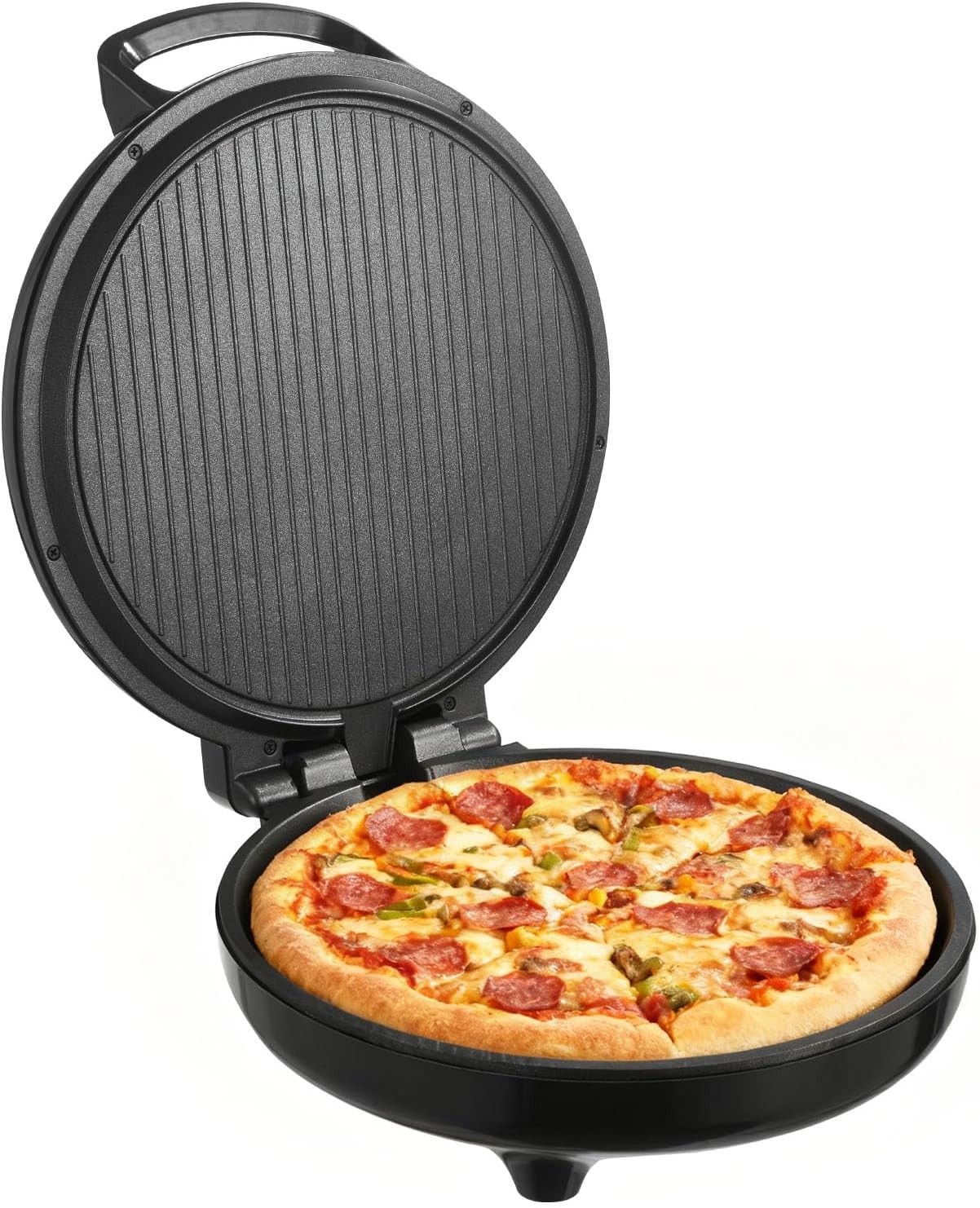 Bake and Grill with 1200W Electric Pizza Maker – Versatile and Easy to Use