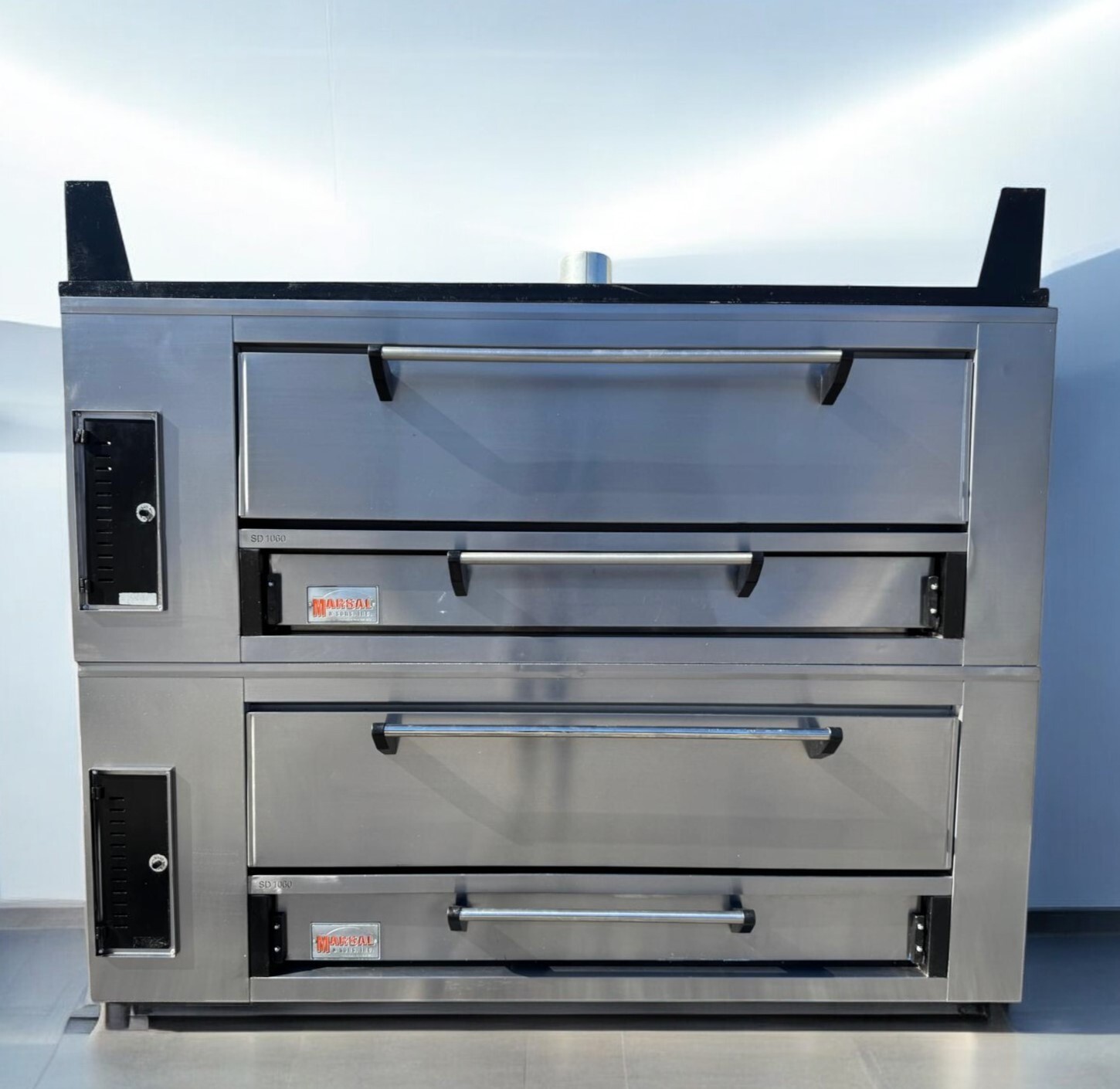 Marsal SD-1060 Double Pizza Deck Oven, Natural / Propane Gas-Refurbished
