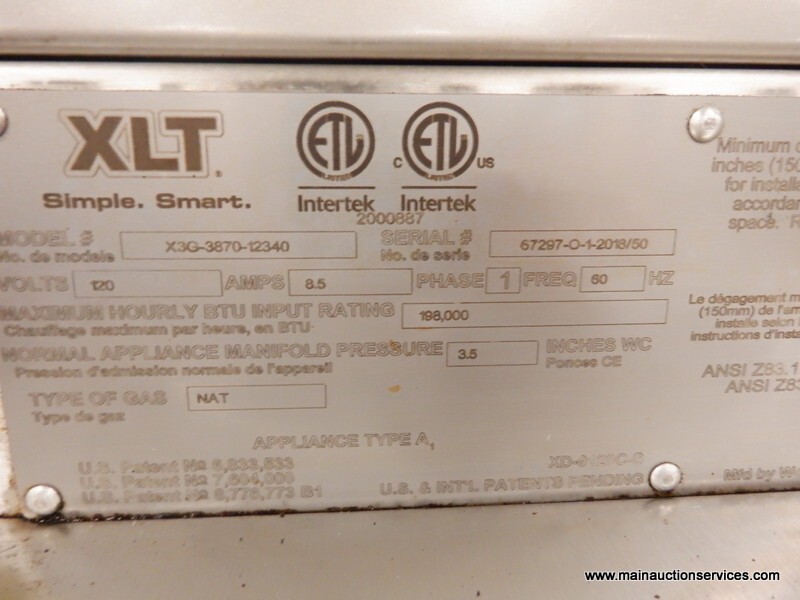 XLT X3G-3870-12340, Gas Double Conveyor Pizza Oven (MF 2018)