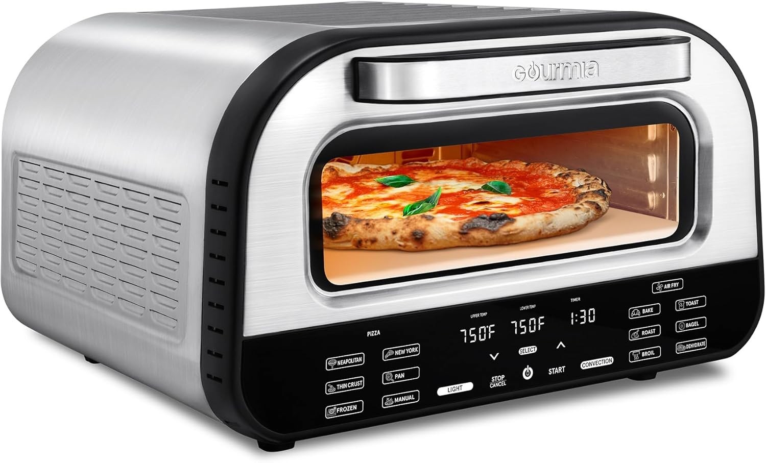 Indoor Pizza Oven Air Fryer Toaster 1800W Countertop Multi-Cooker Pizza Stone