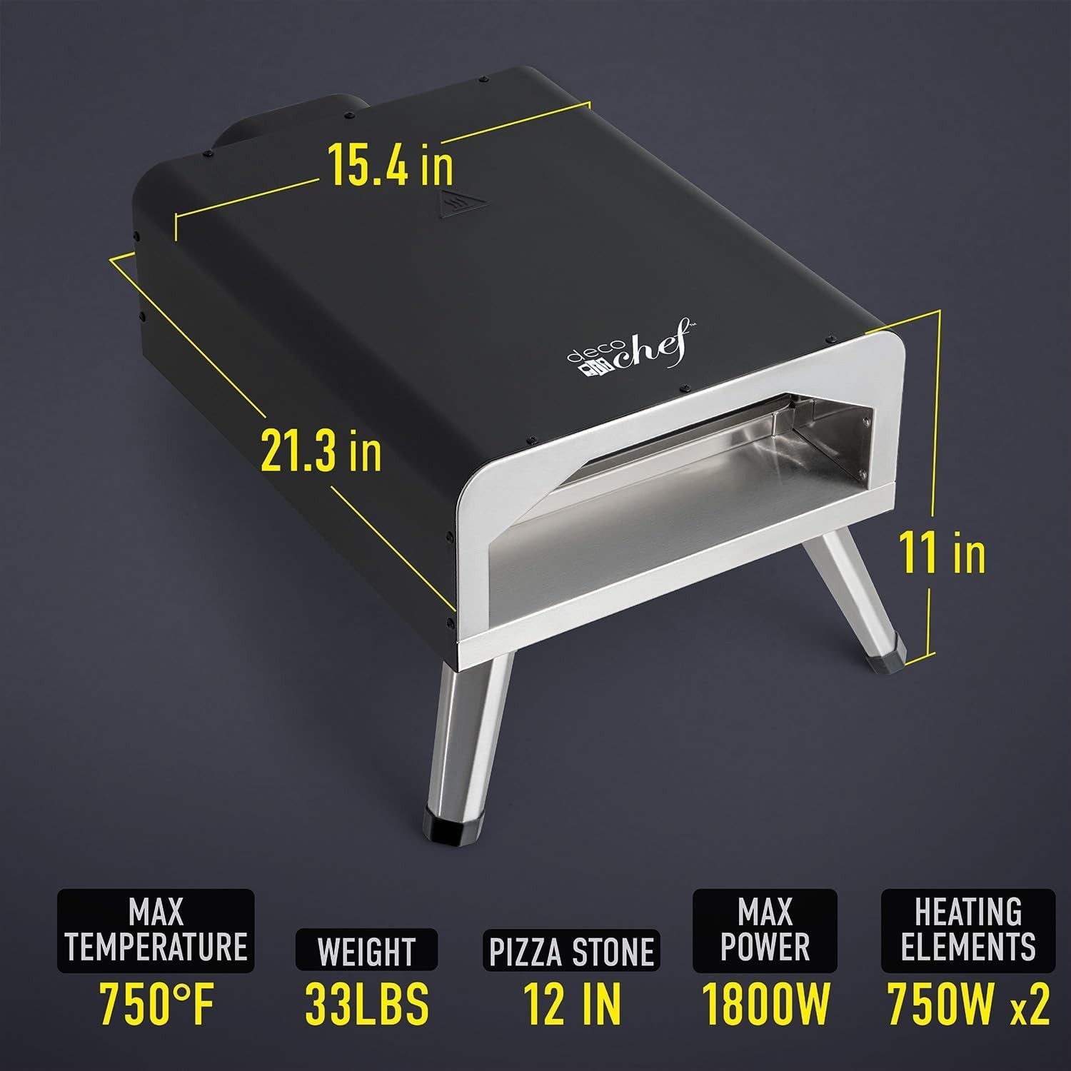Versatile 2-in-1 Electric Pizza Oven & Grill – Complete with Accessories