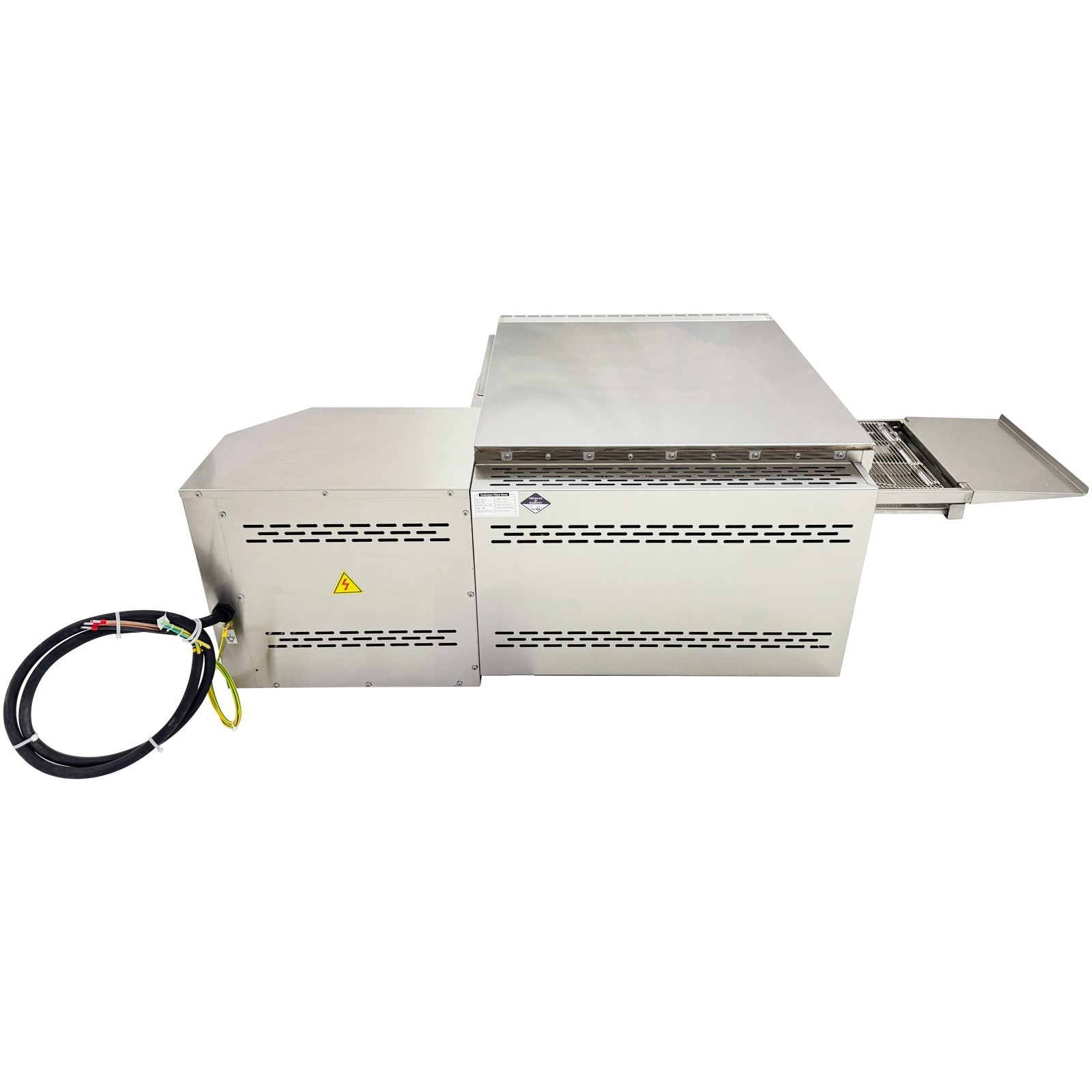 Hot Air Circulation Commercial Pizza Oven 9KW Fast Baking Conveyor Pizza Making