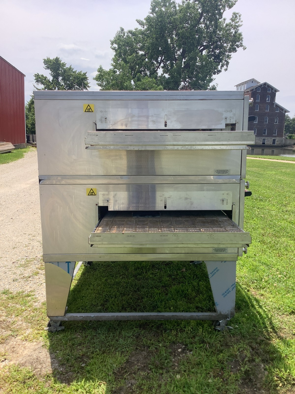 Pizza Oven Conveyor 2018 XLT 3255 Double Stack with hood Nat Gas Tested