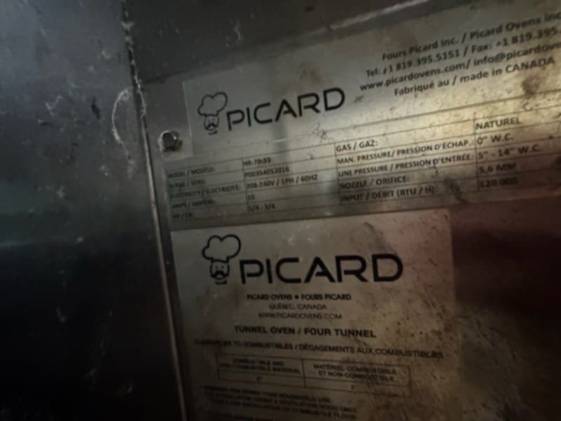 3X Picard Hot Rocks Slate Conveyor Pizza Oven Gen 2 HR-7033